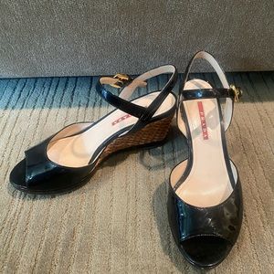 Prada Sport Leather Sandals